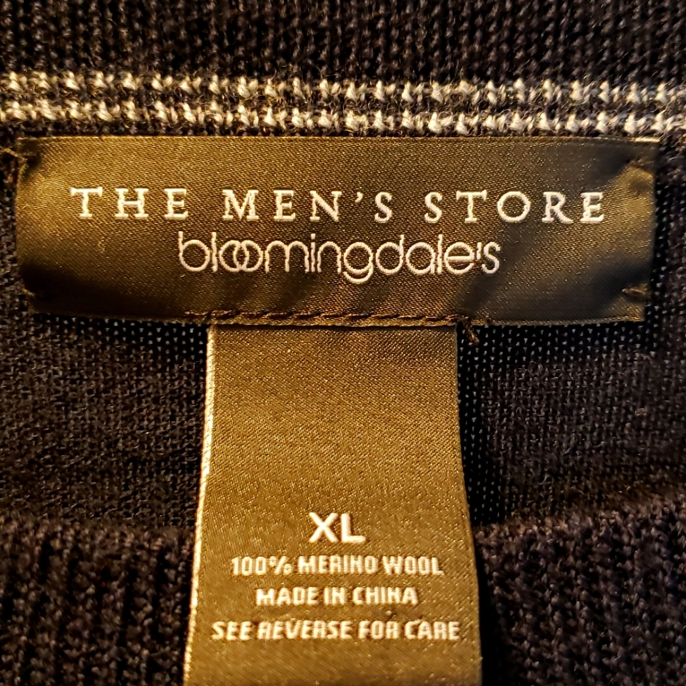 Mens classic wool sweater from Bloomingdales.